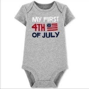 My 1st Fourth of July Bodysuit Onesie Carter’s Size 24 months